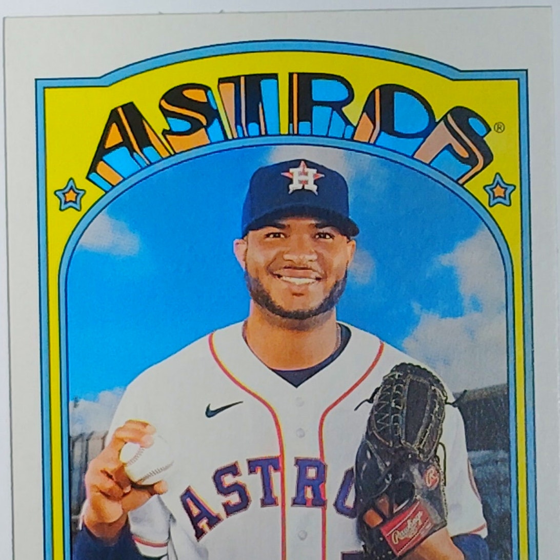 2021 Topps Heritage Josh James 657 Houston Astros Pitcher Baseball VG/EX