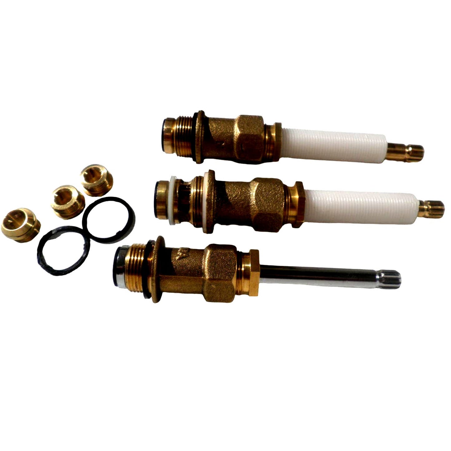 3 Danco Replacement Brass Stems & Parts, Applications Unknown, No Package, Loose