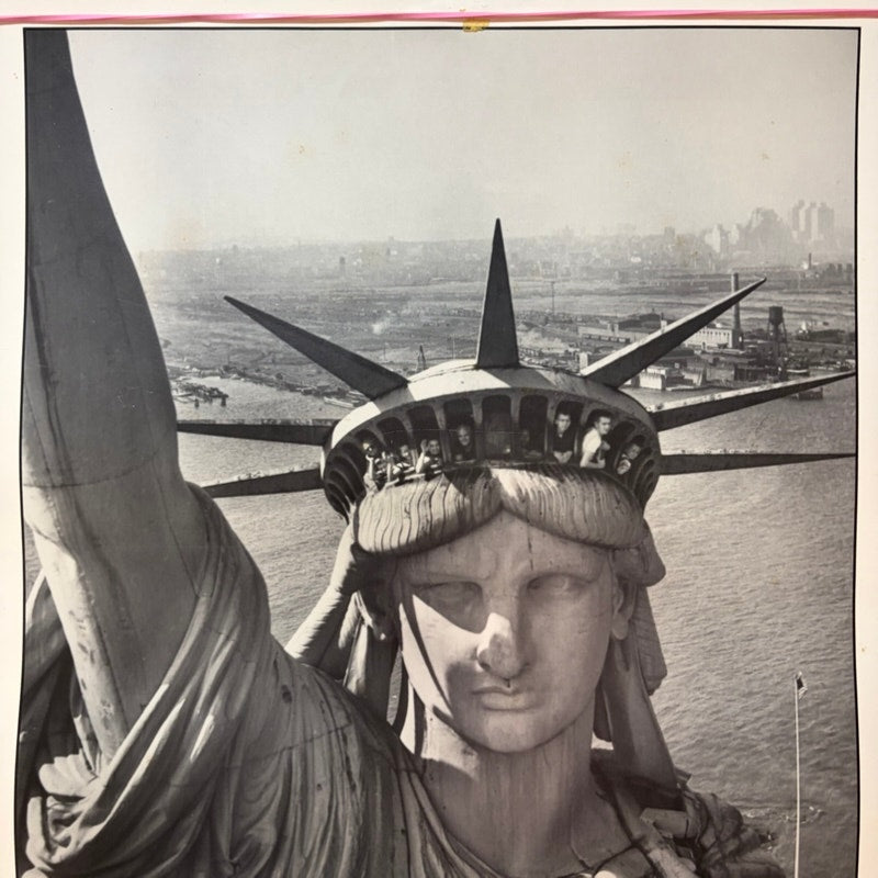 Vintage 1952 LIFE Magazine Margaret Bourke-White Statue of Liberty Poster 20x16