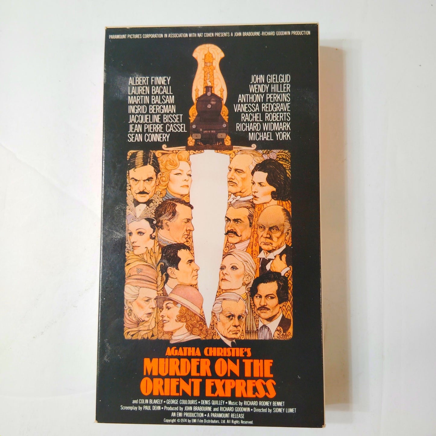 Murder on the Orient Express VHS 1974 Albert Finney Mystery