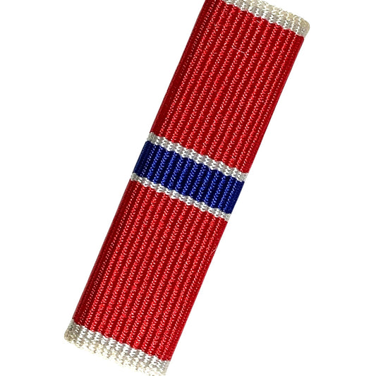 Bronze Star Medal Ribbon, 1-3/8"L x 3/8"H