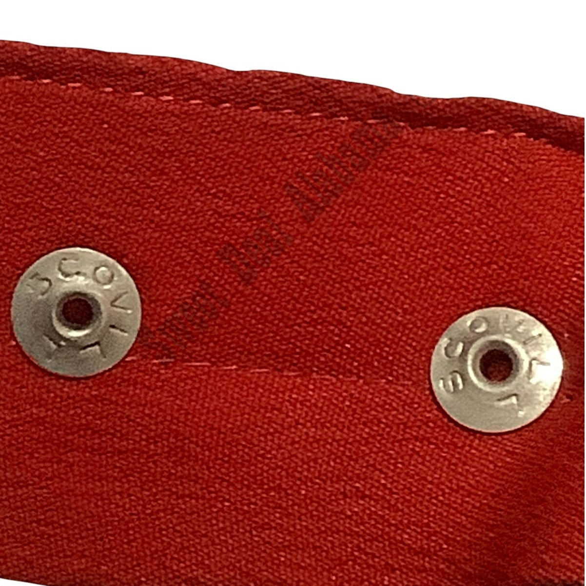 Scovill Vietnam Era Military Scarf, Red, 18.75"L x 7.5"W (18" Max Neck)