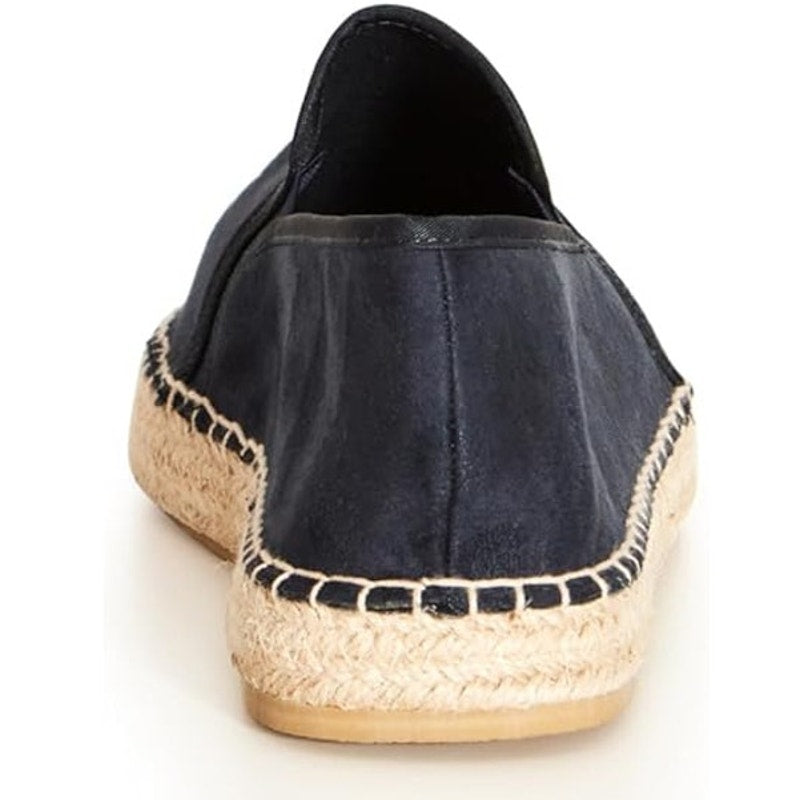 EVANS Women’s Navy Sneaker – Wide Fit, Espadrille Sole, Size 5 EEE