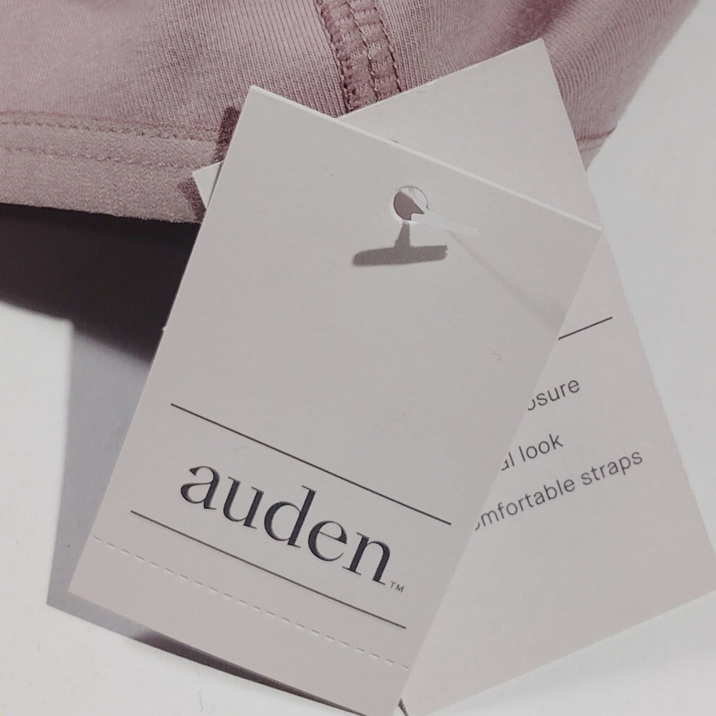 Auden Plus Size Wirefree Bra – Pink – 42DDD / 42F – Unlined – Women’s