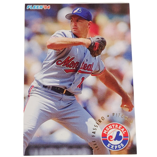 Jeff Fassero, Montreal Expos, #536, 1994 Fleer Baseball Collector's Card