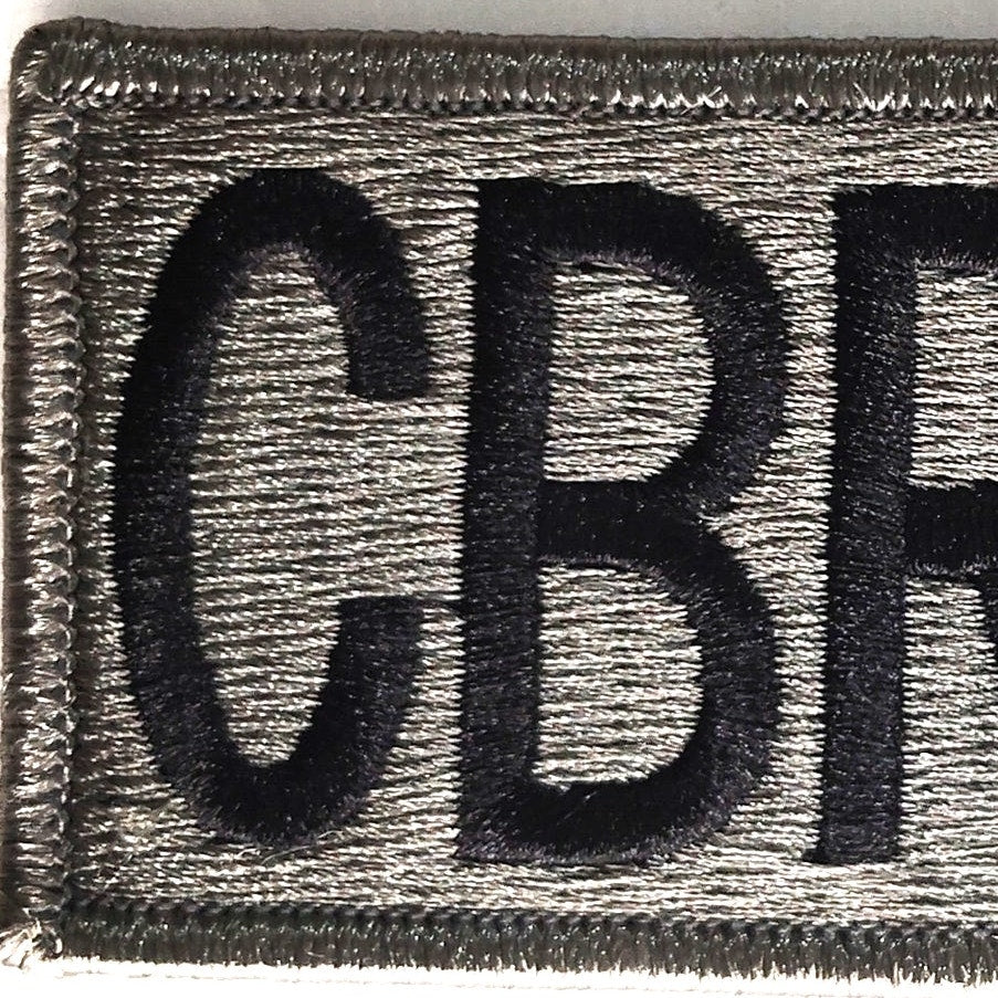 Army CBRN (Chemical, Biological, Radiological, and Nuclear) Patch, ACU Hook Back