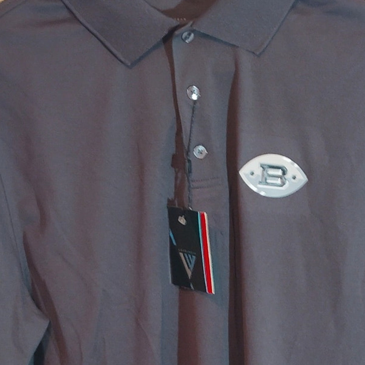 Birmingham Iron AAF Levelwear Polo Shirt Medium Charcoal Grey OMAHA Style NWT