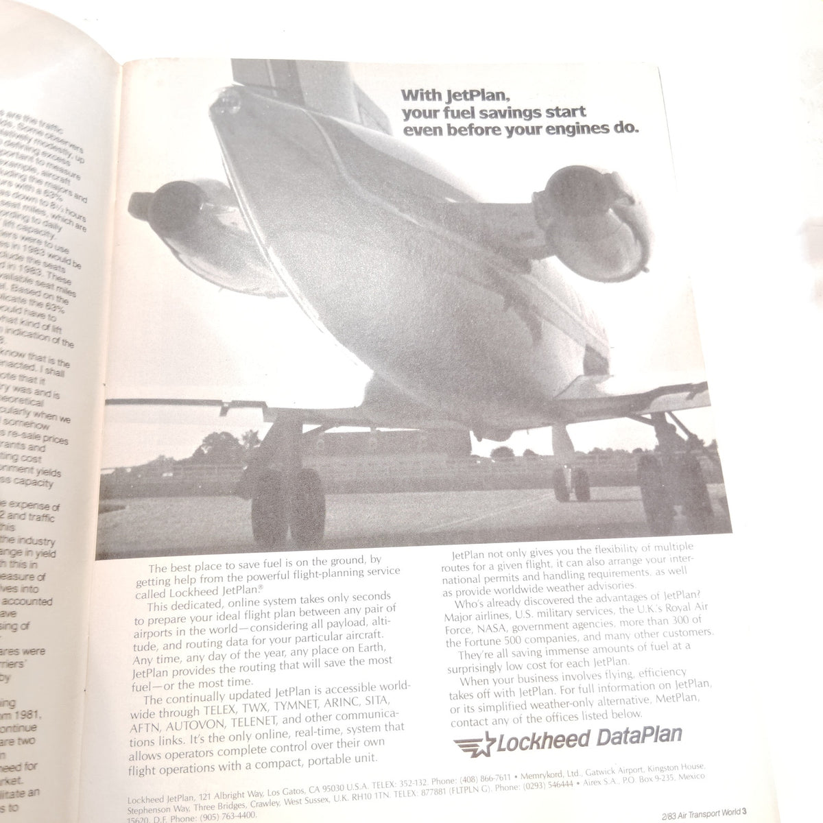 Air Transport World Magazine - February 1983 - Special Report: Air Cargo