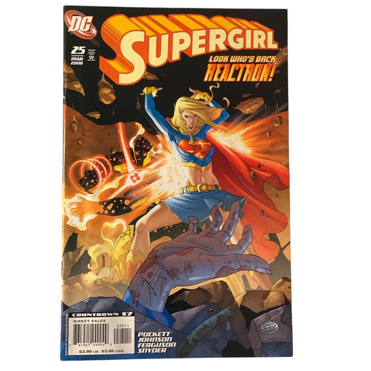 A Countdown Tie-In Supergirl #25, March 2008, DC Comics, NM+ 9.6