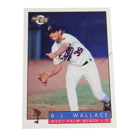 B.J. Wallace, West Palm Beach Expos , No. 230,  93-94 Fleer Excel Minor Leagues