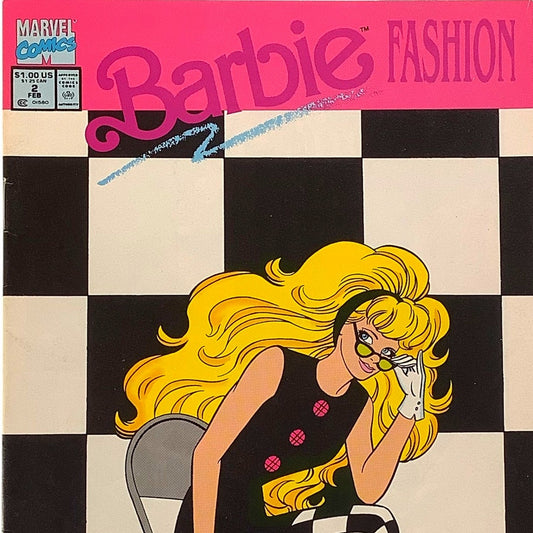 Marvel's Barbie Fashion #2. Get Me to the Studio on Time!, Feb 1991, NM 9.4