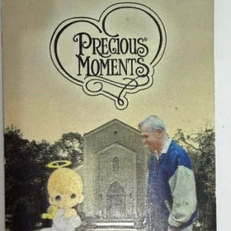 Precious Moments Chapel Magnet Sam Butcher Photo Vintage 3.5" × 2"