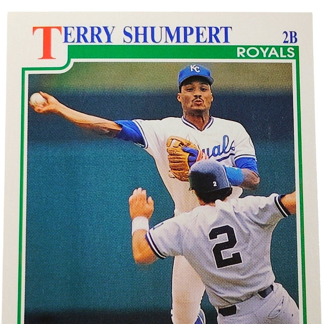 1991 Score Terry Shumpert #349 Kansas City Royals 2B Rookie Prospect Card NM