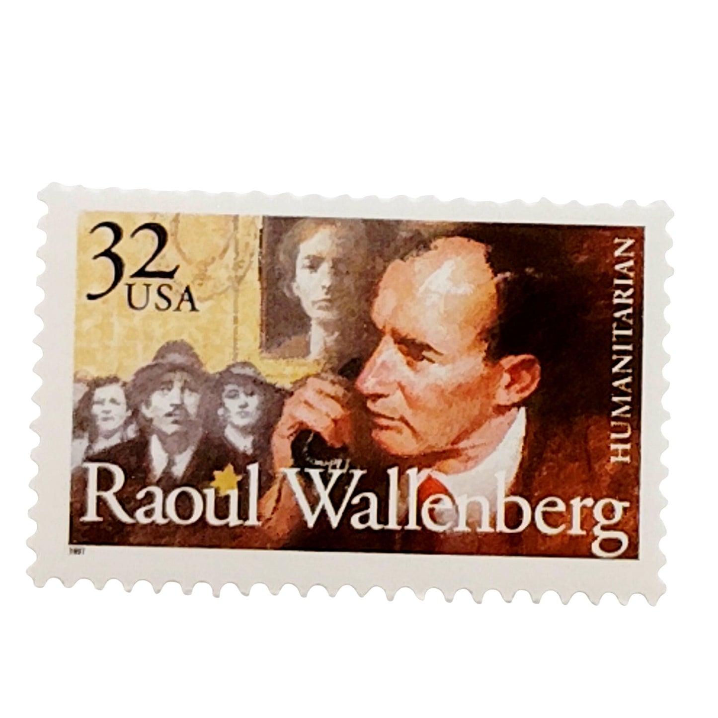 1997 USA 32¢ Raoul Wallenberg MNH Scott 3135 – Humanitarian Holocaust Hero