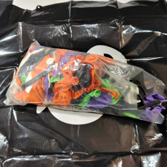 159‑PC Halloween Balloon Kit – Bat Balloon, Tape, Glue, Tie Tool & Instructions