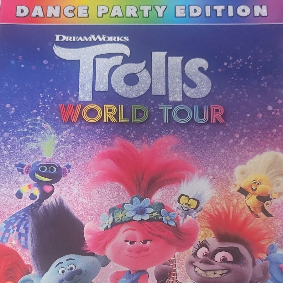 Trolls World Tour DVD 2020 Dance Party Edition Animated Family Musical Comedy