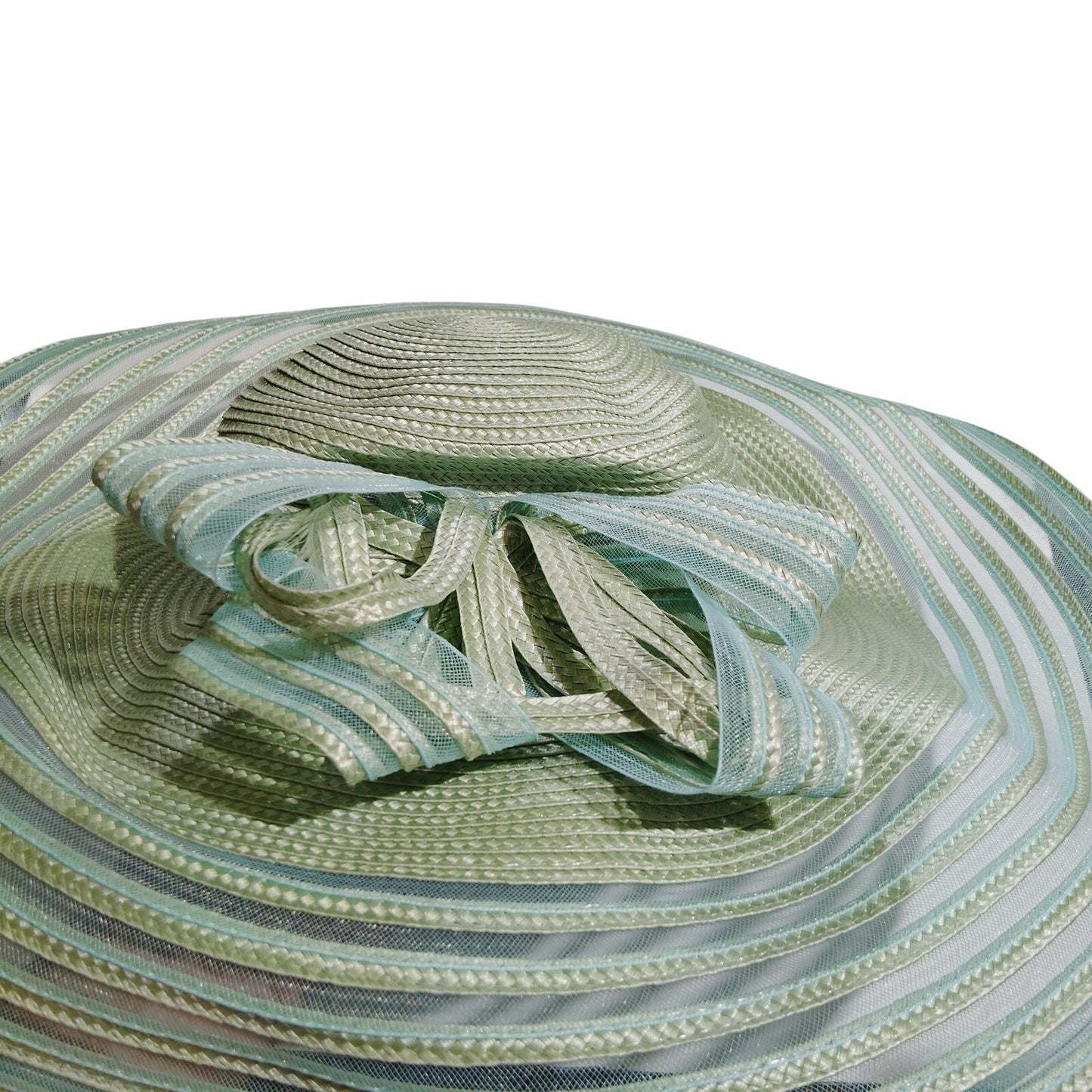 Bellissima Women’s Mint Derby Dress Hat, OS, Polypropylene, Needs Reshaping, NWT