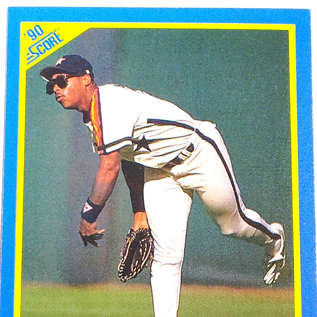 1990 Score Eric Anthony RC #584 Houston Astros Outfielder Rookie MLB Baseball EX