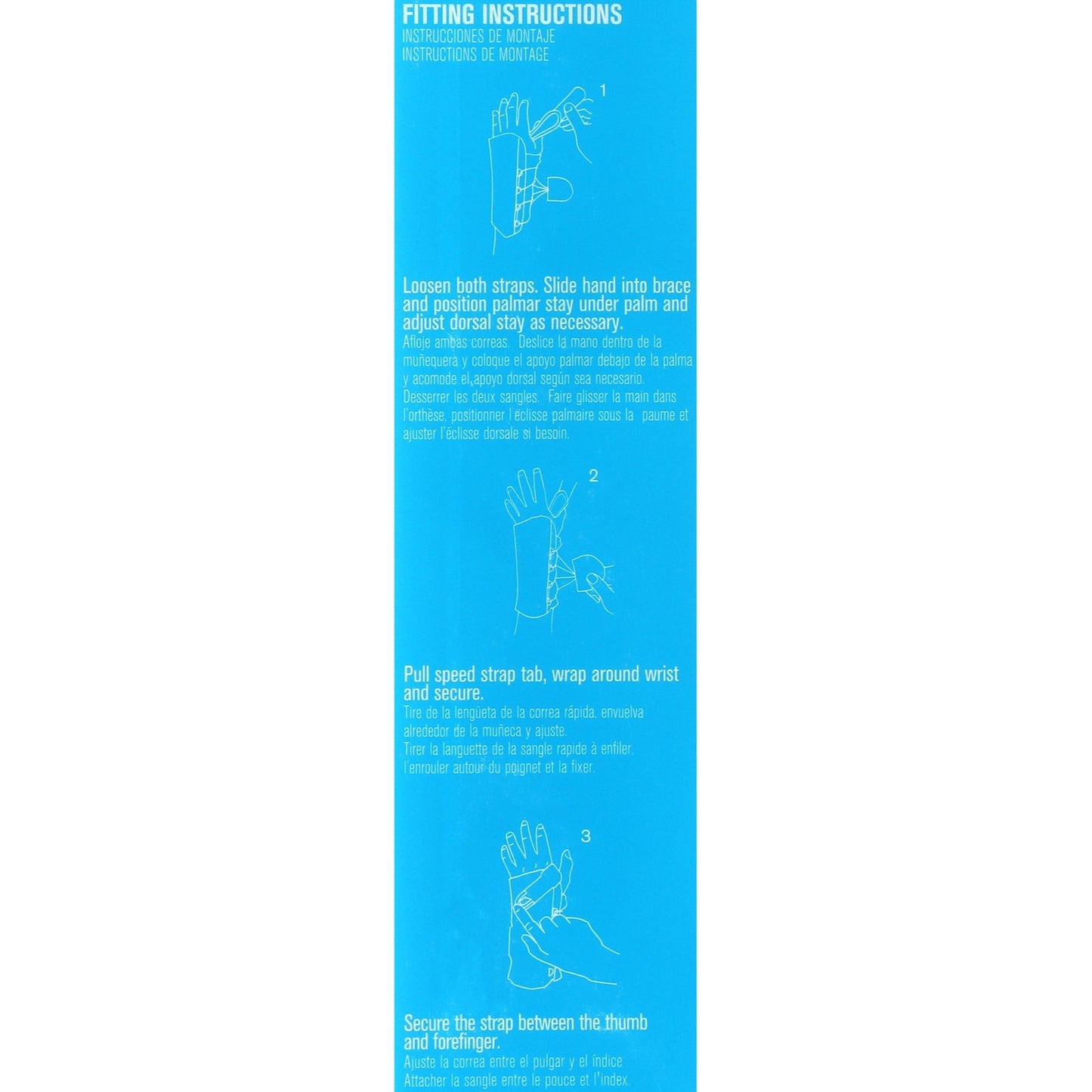 Donjoy Speed-Wrap Wrist Brace – Right Hand, One Size Fits Most, DA161WB02-BLK-R