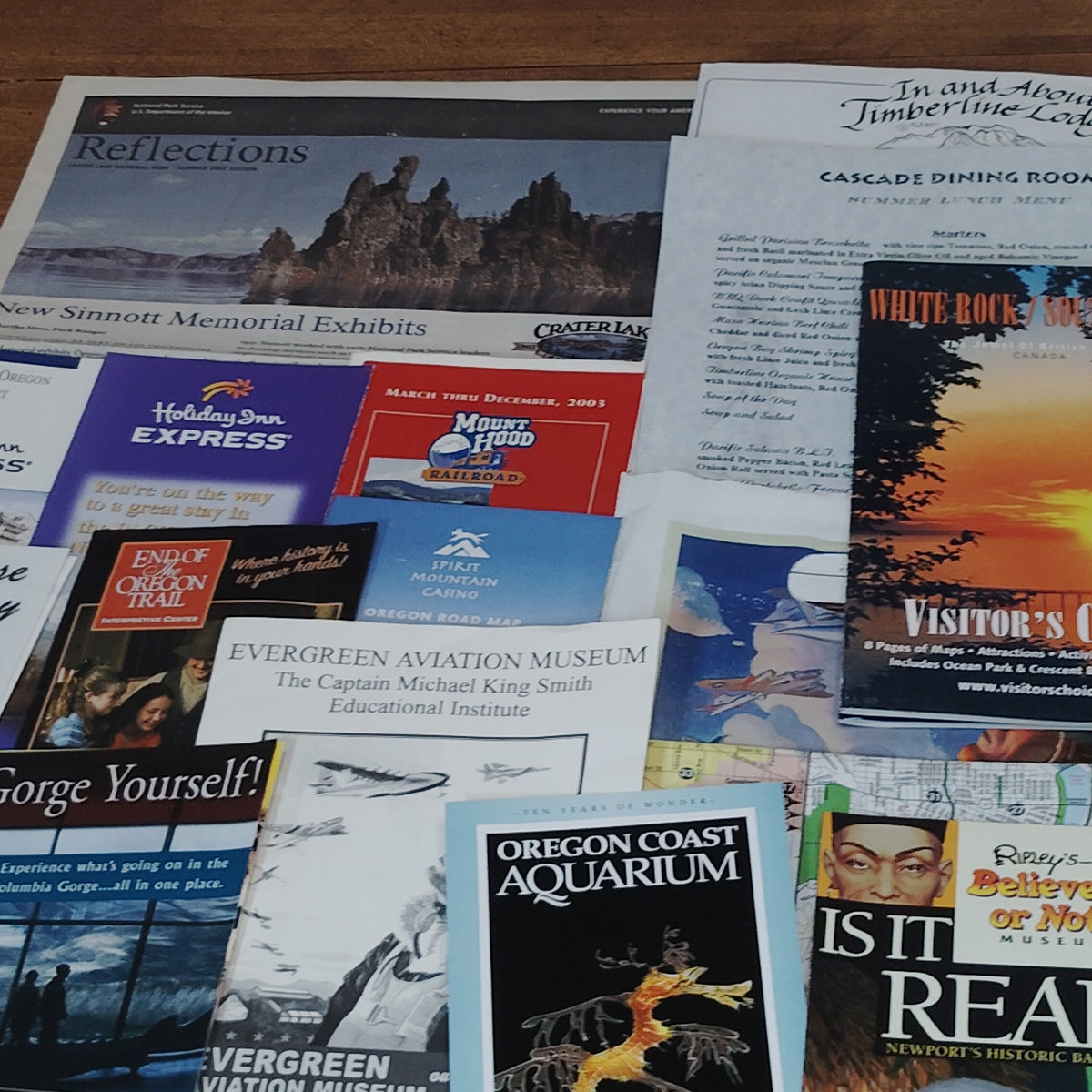 Vintage Oregon Travel Ephemera Lot - Brochures, Guides & Souvenirs