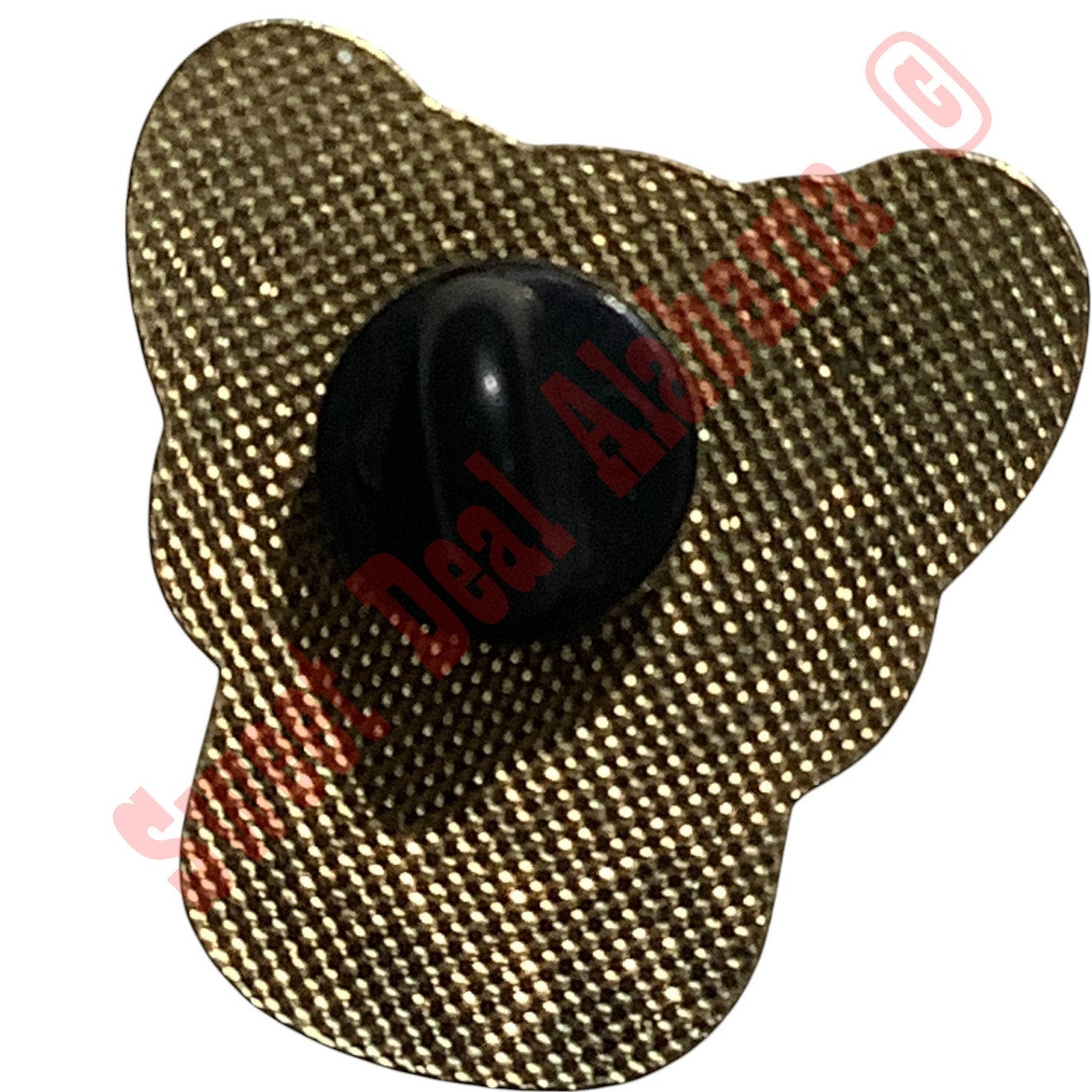 Miss Hap Aviator's Hat Lapel or Tie Pin 1-1/8"H x 1-1/8"W WWII Aviators Nose Art