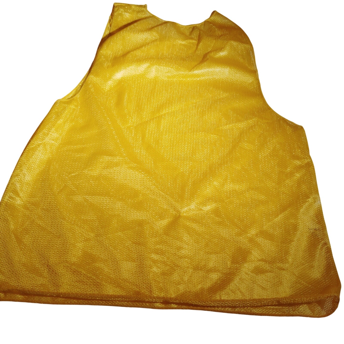8‑Pack Kids Mesh Training Pinnies Youth Scrimmage Vests Yellow Sports Practice