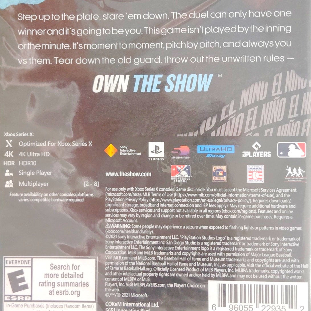 MLB The Show 21 Xbox Series X New Sealed Fernando Tatis Jr Cover 4K HDR