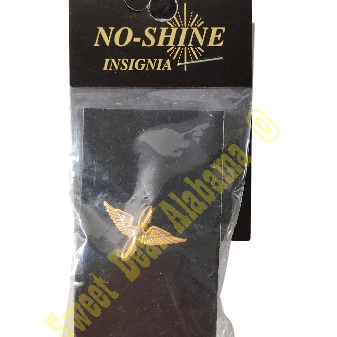 Propeller and Wings Civil Air Patrol Tie Pin, Emblems 5/8"H x 1"W, by No-Shine Insignia, NIP