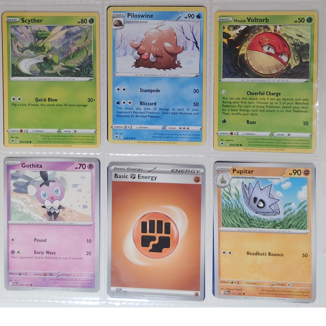 18 Random Pokémon Cards Pictured, Actual Photos Provided