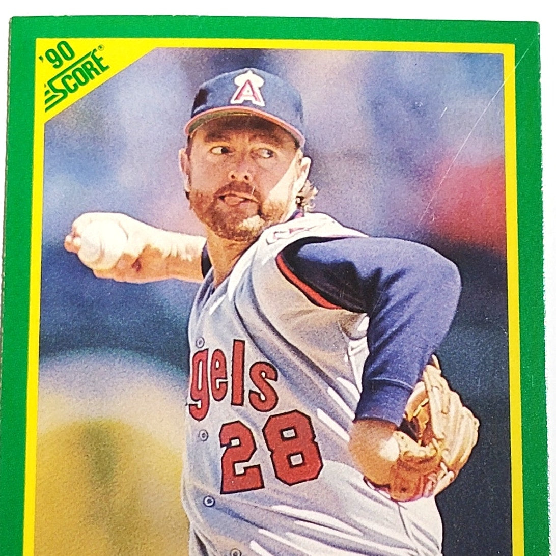 1990 Score Bert Blyleven #180 California Angels Pitcher Hall of Famer EX
