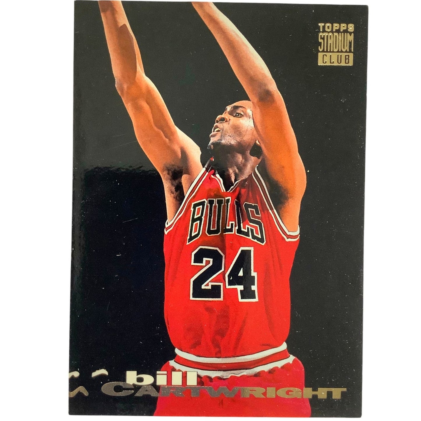Bill Cartwright, Chicago Bulls, 1993 Topps Stadium Club Card 16, EXC