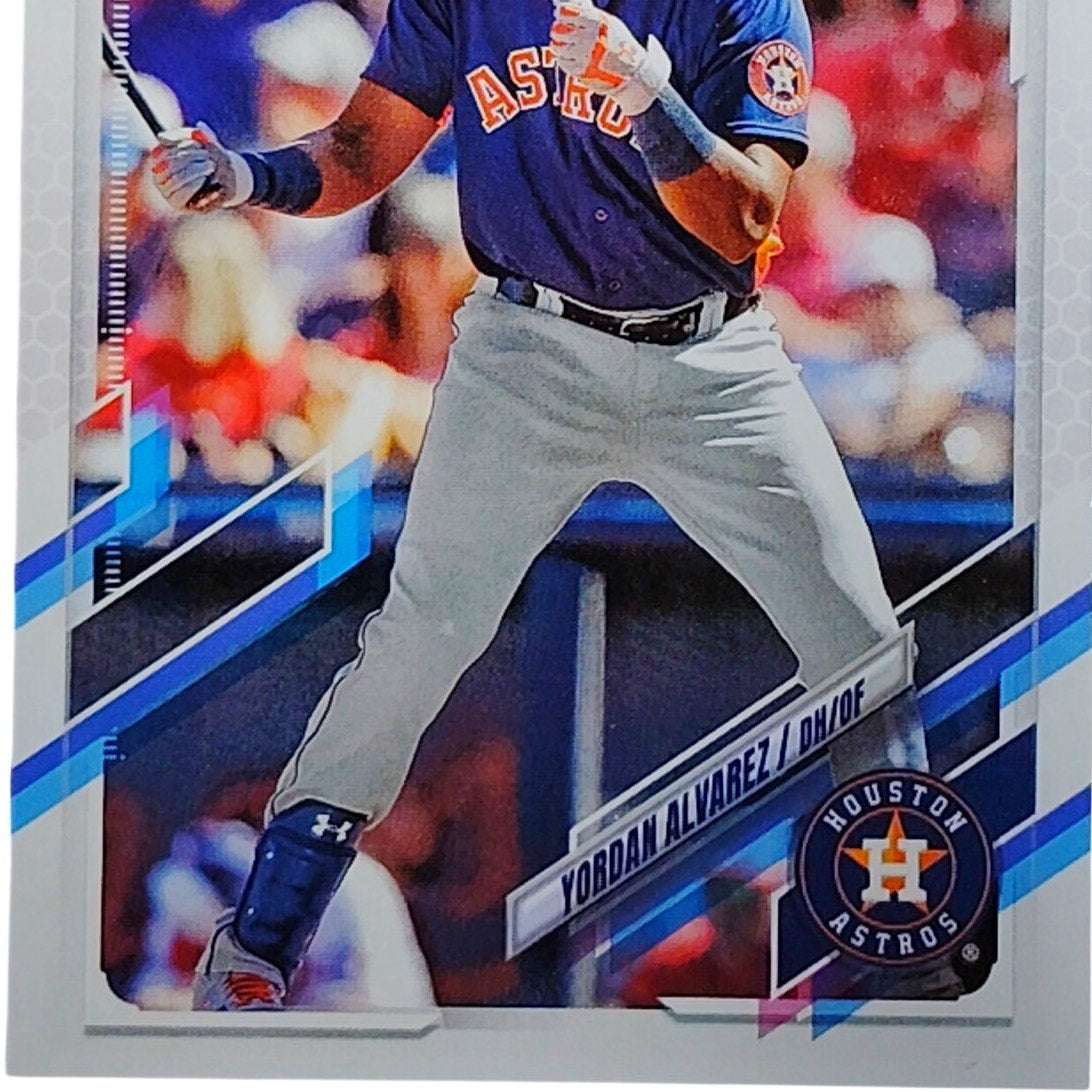 2021 Topps Series 1 Yordan Alvarez 300 Houston Astros DH OF VG/EX