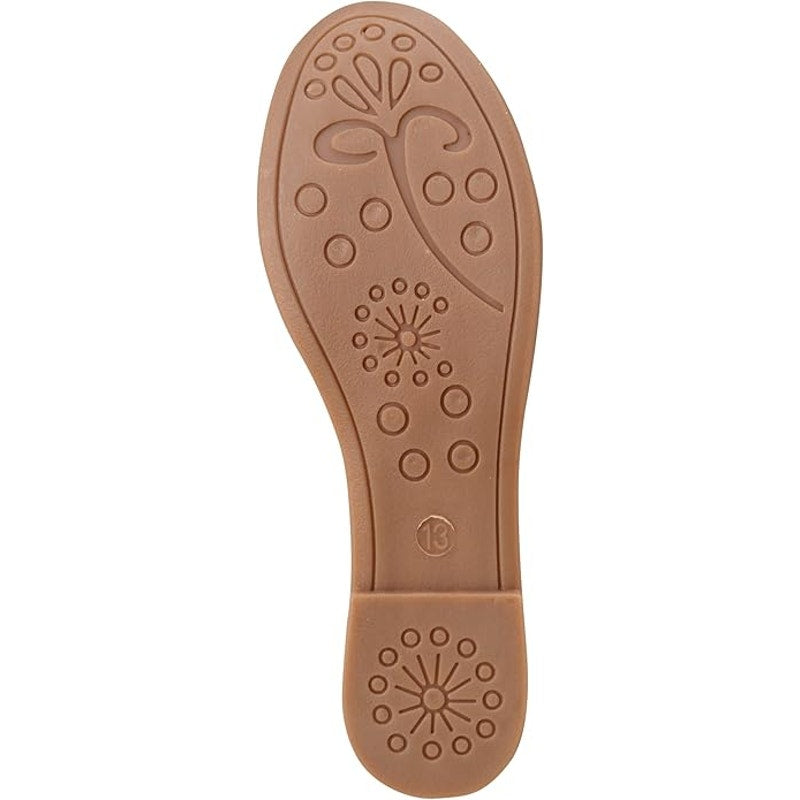 Kensie Girl Toddler Girls’ Ballet Flats – Rose Gold Glitter Bow, Size 7