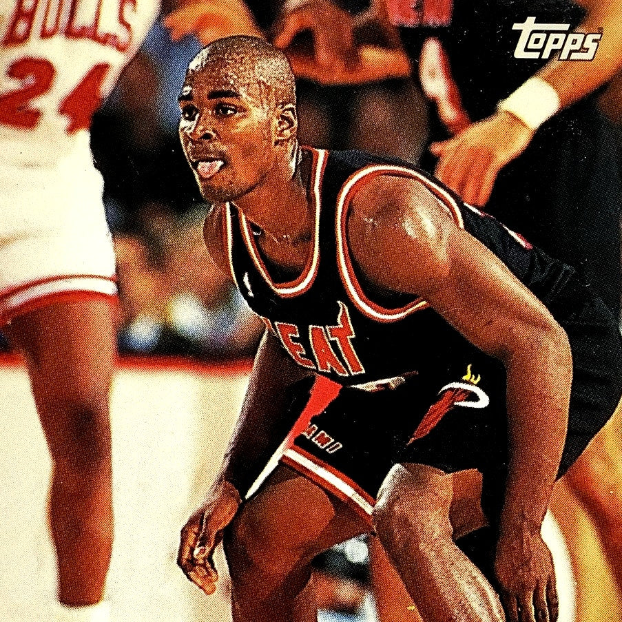 Harold Miner, Miami Heat, 1993 Topps Collector's Card 246, EXC