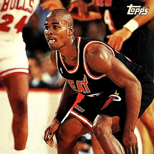 Harold Miner, Miami Heat, 1993 Topps Collector's Card 246, EXC