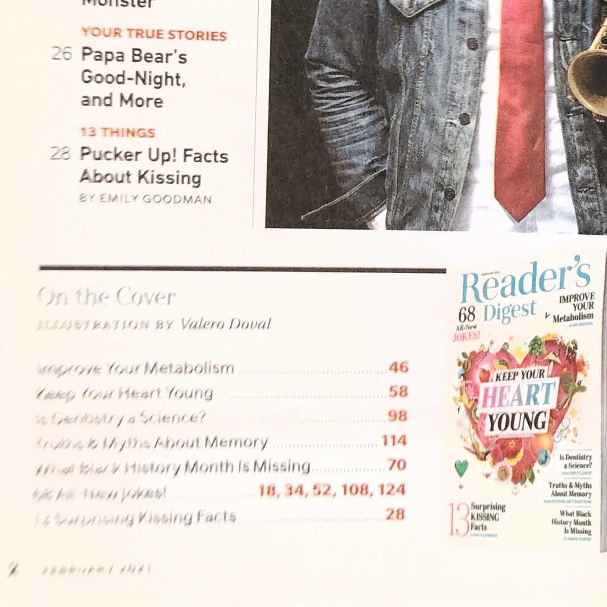 Reader's Digest Magazine February 2021 Keep Your Heart Young Health Back Issue