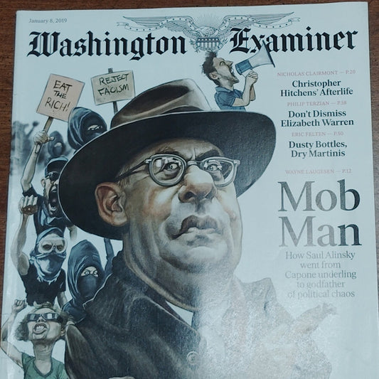 Washington Examiner Magazine - Mob Man Cover - January 8, 2019 Issue