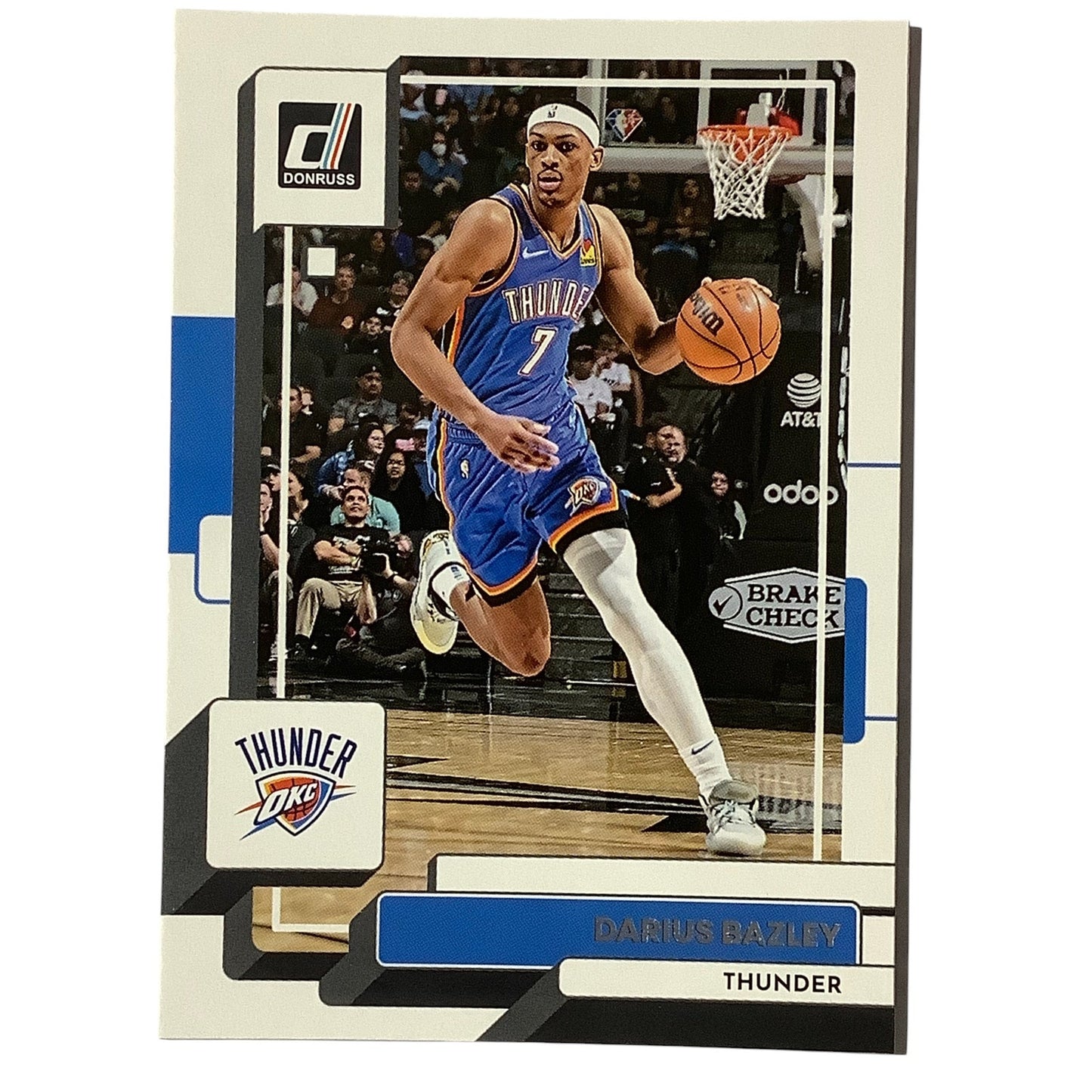 Darius Bazley - Oklahoma City Thunder, Card #104, 2022-23 NBA Panini-Donruss