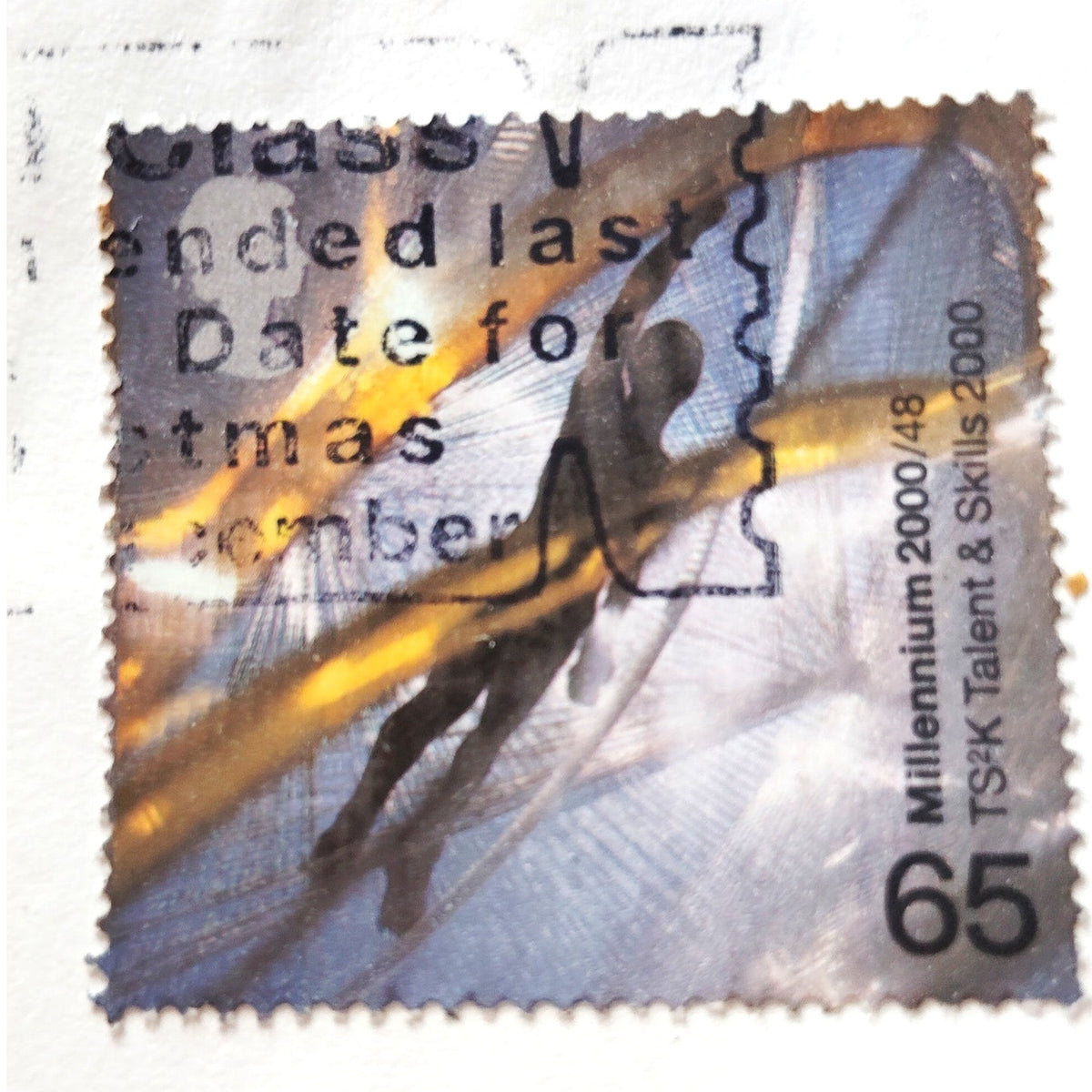Royal Mail Great Britain 2000 Millennium 65p Stamp Cover Dorset Postmark