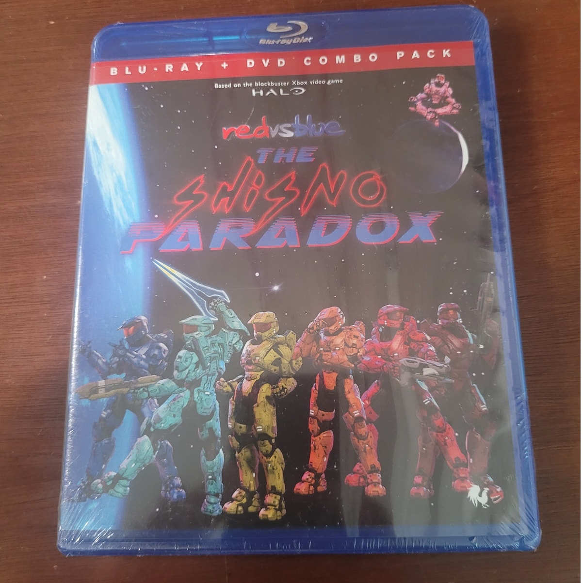 Red Vs Blue Shisno Paradox Blu-ray DVD Combo, Sci-Fi Comedy Action Rooster Teeth
