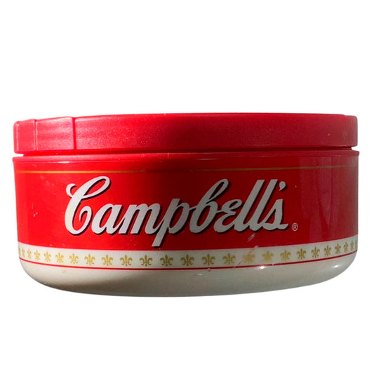 Vintage 4-7/8"D x 2-1/4"H, Campbell's Soup 10.5 Oz Thermal Travel Bowl, 2002 NIP