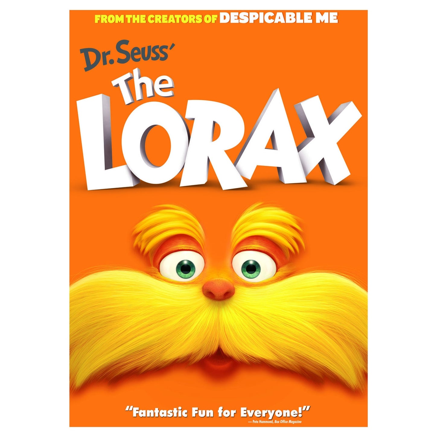 Dr Seuss The Lorax DVD 2012 Animated Family Comedy Adventure Environmental Story