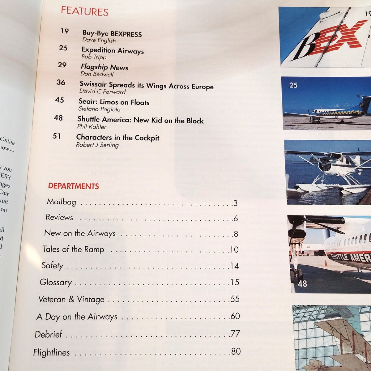 Airways Magazine - June 1999 Swissair Spreads Its Wings Aviation Collectible