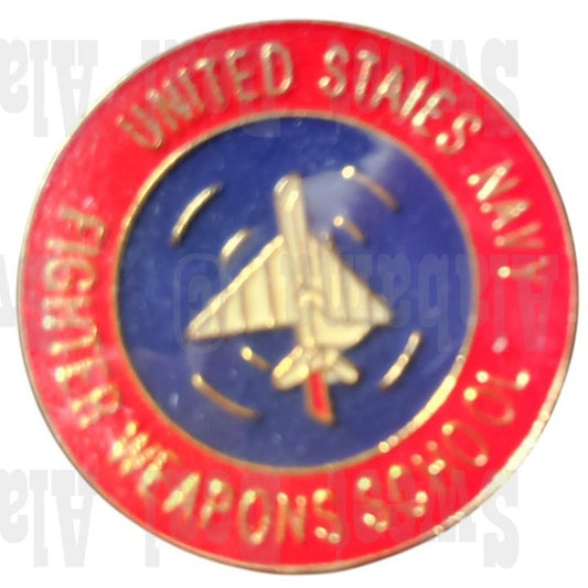 USN Fighters Weapon's School Collector's Hat, Lapel, Brooch Pin 1"D