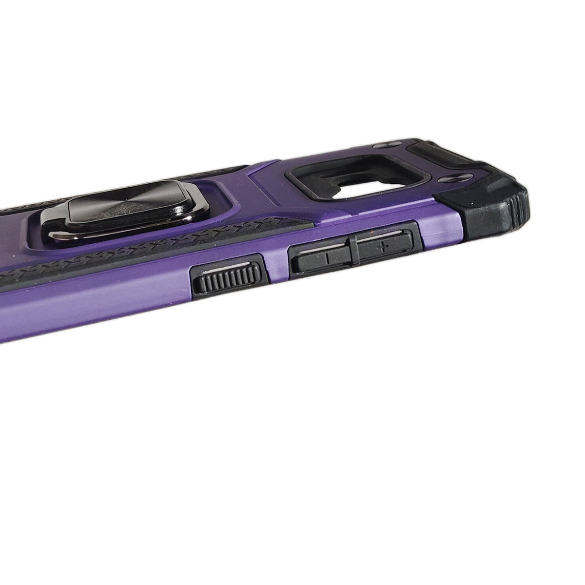 Purple Rugged Kickstand Phone Case with Screen Protector For Galaxy S8 Phone