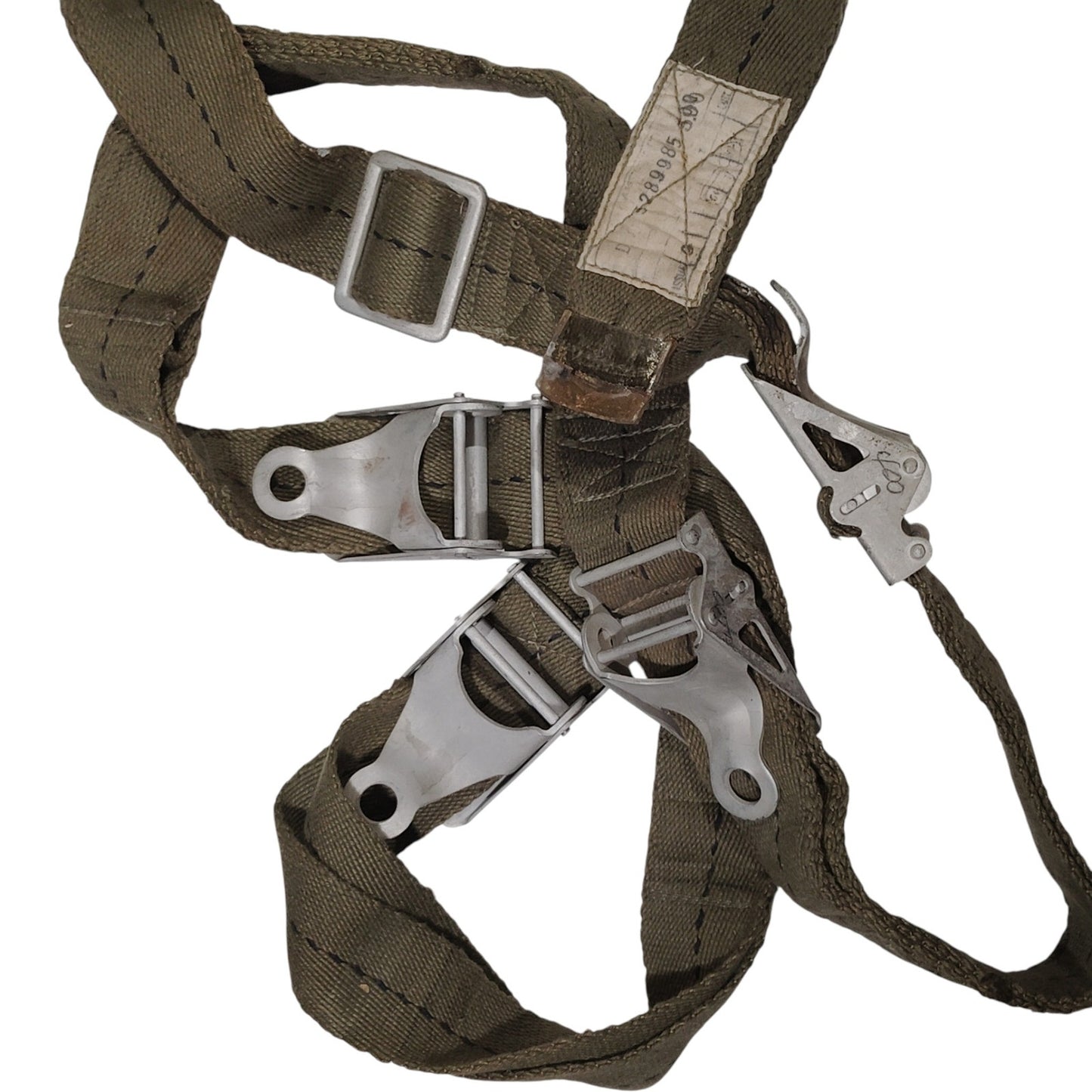 1952–1954 Aircraft Strap Assemblies – Belt & Trim Corp. 8ft w/ 4 43A1736 Buckles