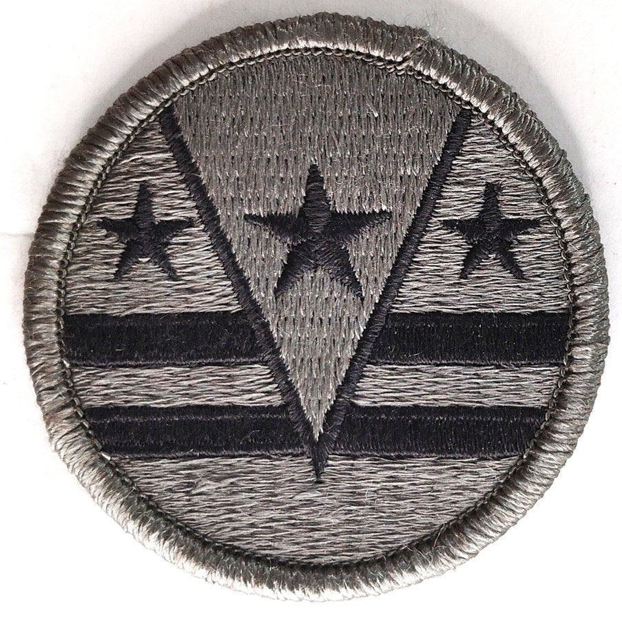 US Army 124th ARCOM Novelty Patch Subdued ACU 2‑1/2" Hook Back