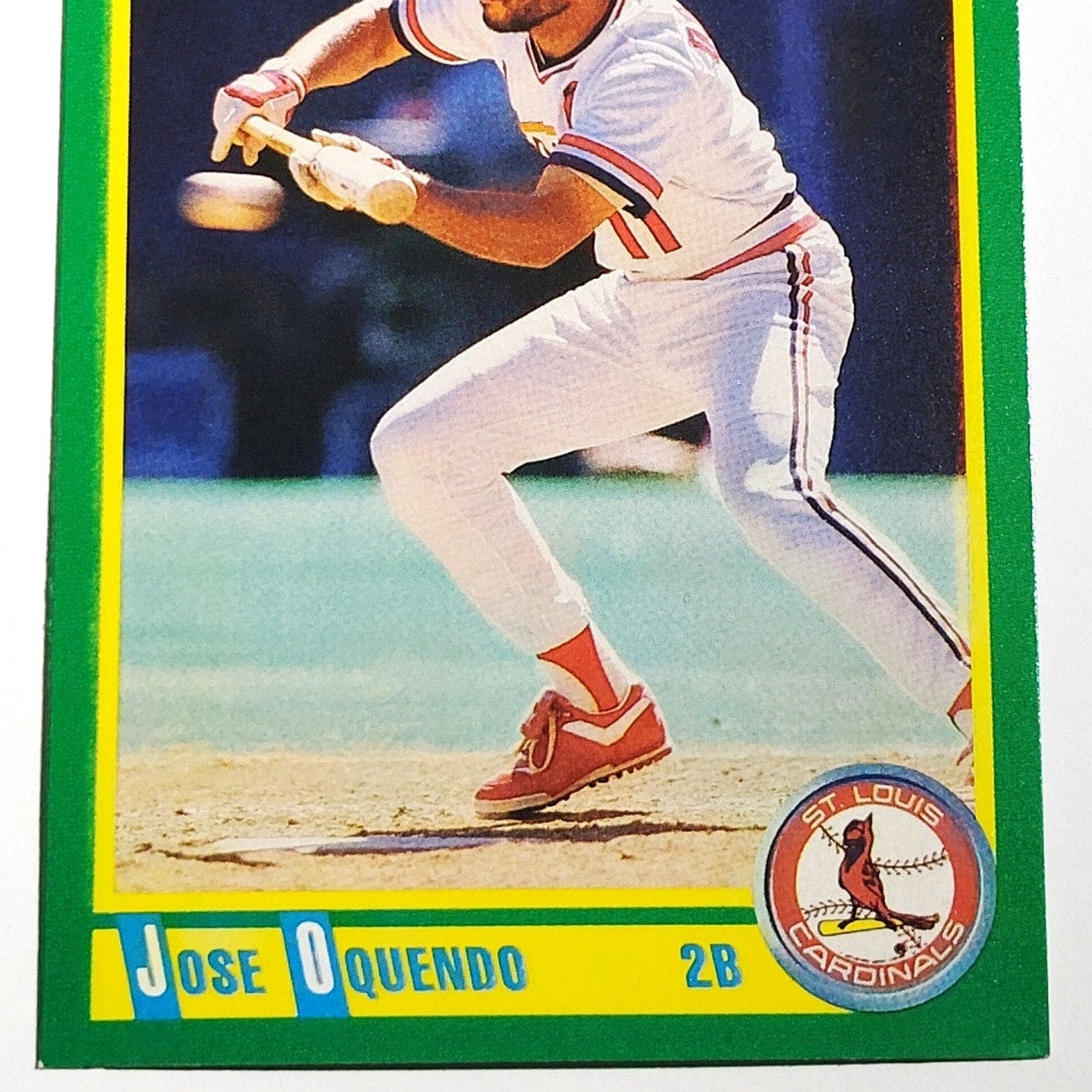 1990 Score José Oquendo Card No. 68 St. Louis Cardinals 2B VG/EX