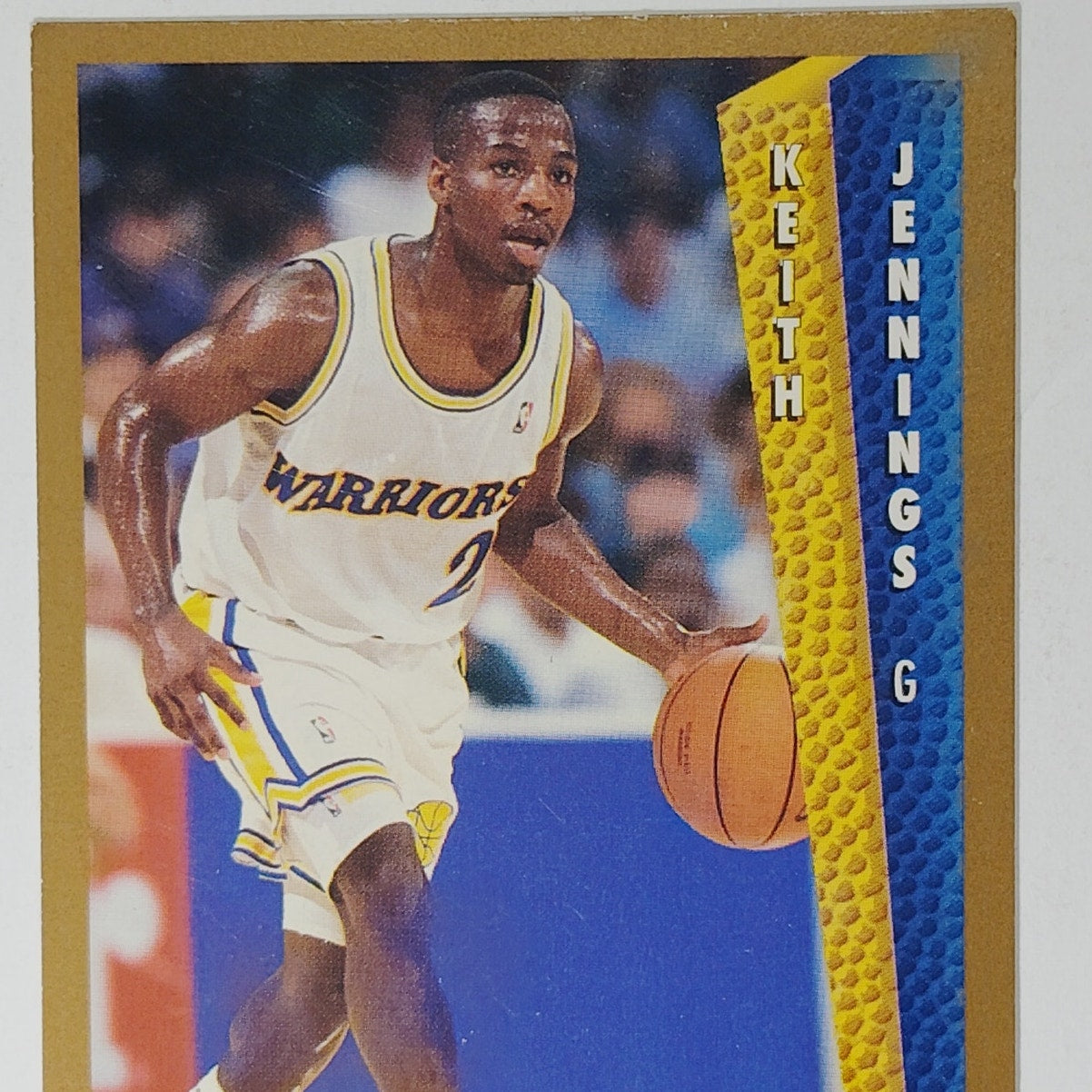 1992–93 Fleer Keith Jennings #341 – Golden State Warriors – Guard – NBA Card