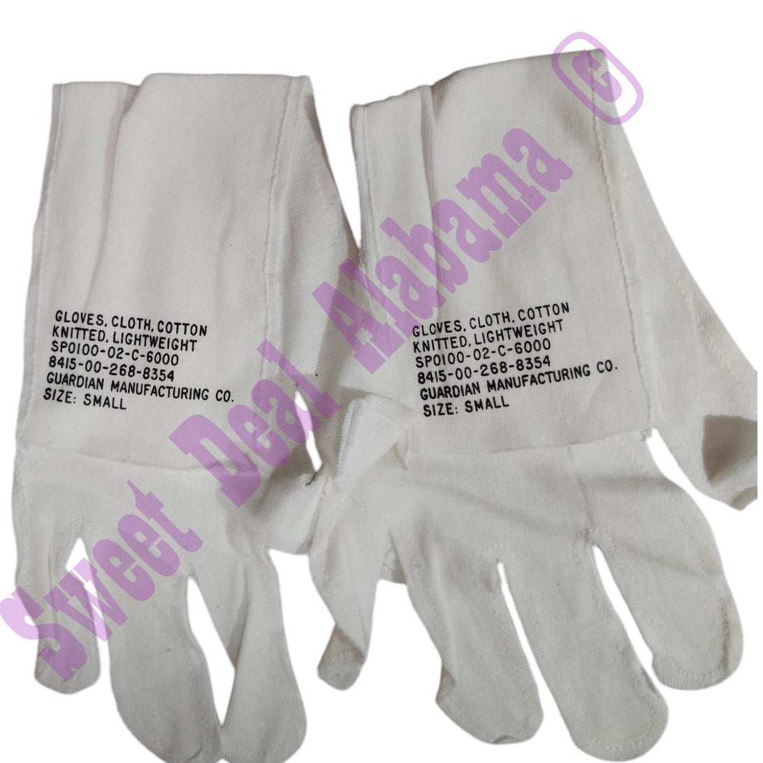 Guardian Mfg. Co. Lightweight Knitted Cotton Cloth Gloves, 8415-00-268-8354, SM